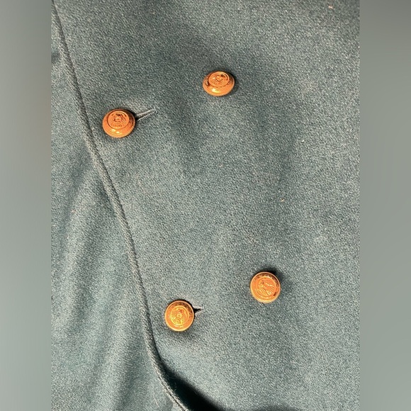 Elegant Teal Women's Coat - Picture 10 of 12